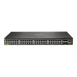 HPE Aruba Networking CX 6200F 48G Class 4 PoE 4SFP 370W Switch - Commutateur - distance max. d'empilage d... (S0M84AABB)_1